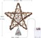 Christmas Tree Topper Farmhouse Christmas Decor Christmas Tree Decorations Rattan Natural Christmas Tree Star